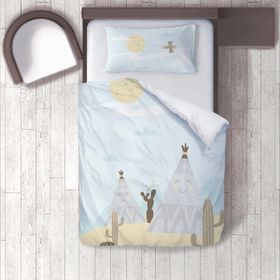 İnstababyrooms 1329 Dijital Baskılı Renkli 160x220 cm Bebek Nevresim Takımı