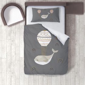 İnstababyrooms 1334 Dijital Baskılı Renkli 160x220 cm Bebek Nevresim Takımı