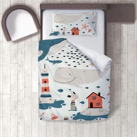 İnstababyrooms 1340 Dijital Baskılı Renkli 160x220 cm Bebek Nevresim Takımı