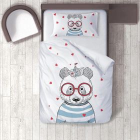 İnstababyrooms 1383 Dijital Baskılı Renkli 160x220 cm Bebek Nevresim Takımı