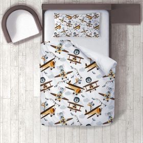 İnstababyrooms 1392 Dijital Baskılı Renkli 160x220 cm Bebek Nevresim Takımı