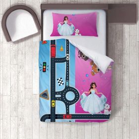 İnstababyrooms 1402 Dijital Baskılı Renkli 160x220 cm Bebek Nevresim Takımı