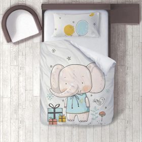 İnstababyrooms 1403 Dijital Baskılı Renkli 160x220 cm Bebek Nevresim Takımı