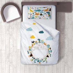 İnstababyrooms 1404 Dijital Baskılı Renkli 160x220 cm Bebek Nevresim Takımı