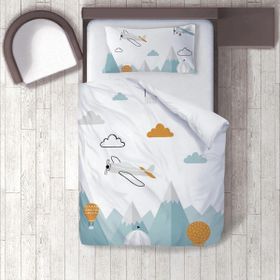 İnstababyrooms 1406 Dijital Baskılı Renkli 160x220 cm Bebek Nevresim Takımı