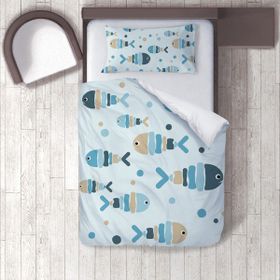 İnstababyrooms 1412 Dijital Baskılı Renkli 160x220 cm Bebek Nevresim Takımı