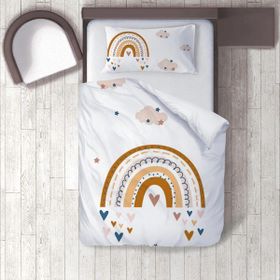 İnstababyrooms 1421 Dijital Baskılı Renkli 160x220 cm Bebek Nevresim Takımı