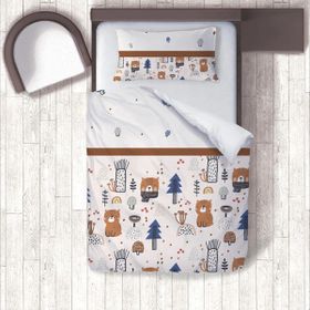 İnstababyrooms 1429 Dijital Baskılı Renkli 160x220 cm Bebek Nevresim Takımı