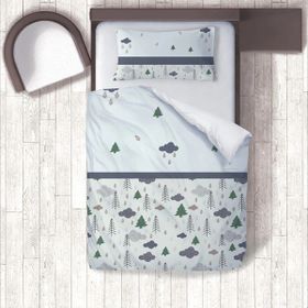 İnstababyrooms 1432 Dijital Baskılı Renkli 160x220 cm Bebek Nevresim Takımı