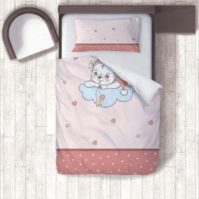 İnstababyrooms 1436 Dijital Baskılı Renkli 160x220 cm Bebek Nevresim Takımı