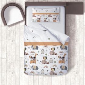 İnstababyrooms 1438 Dijital Baskılı Renkli 160x220 cm Bebek Nevresim Takımı