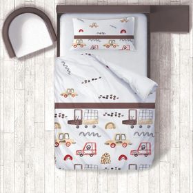 İnstababyrooms 1439 Dijital Baskılı Renkli 160x220 cm Bebek Nevresim Takımı