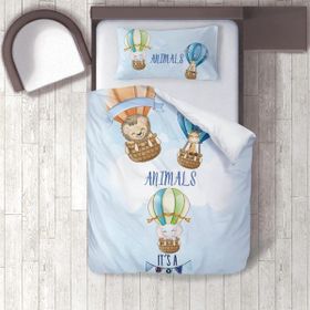 İnstababyrooms 170 Dijital Baskılı Renkli 160x220 cm Bebek Nevresim Takımı