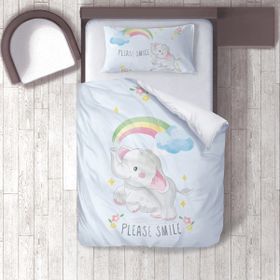 İnstababyrooms 173 Dijital Baskılı Renkli 160x220 cm Bebek Nevresim Takımı