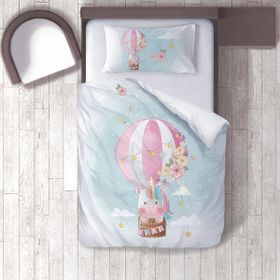 İnstababyrooms 214 Dijital Baskılı Renkli 160x220 cm Bebek Nevresim Takımı