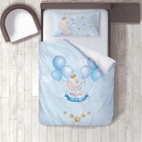 İnstababyrooms 217 Dijital Baskılı Renkli 160x220 cm Bebek Nevresim Takımı