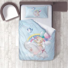 İnstababyrooms 254 Dijital Baskılı Renkli 160x220 cm Bebek Nevresim Takımı