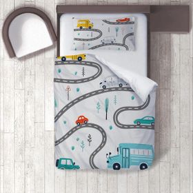İnstababyrooms 297 Dijital Baskılı Renkli 160x220 cm Bebek Nevresim Takımı