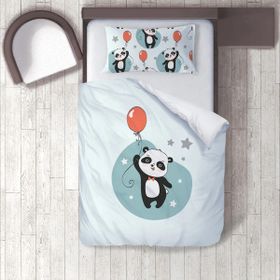 İnstababyrooms 324 Dijital Baskılı Renkli 160x220 cm Bebek Nevresim Takımı