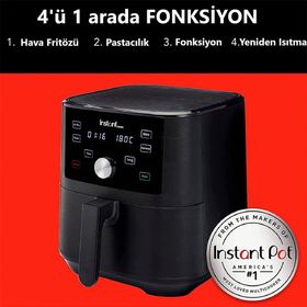 Instant Vortex 3.8 lt Siyah Airfryer