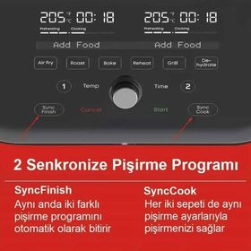 Instant Vortex Versazone 8'i 1 Arada 8.5 lt Airfryer