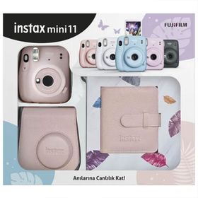 Instax Mini 11 Kare Albümlü Pembe Kit