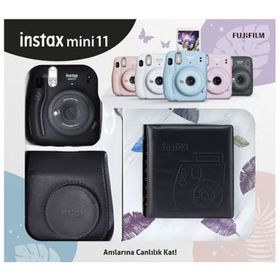Instax Mini 11 Kare Albümlü Siyah Kit