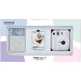 Instax Mini 12 Beyaz 10'lu Film Mandal Bundle Box ve Fotoğraf Makinesi