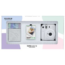 Instax Mini 12 Beyaz 10'lu Film Mandal Bundle Box ve Fotoğraf Makinesi