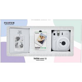 Instax Mini 12 Beyaz 10'lu Film PVC Albüm Bundle Box ve Fotoğraf Makinesi