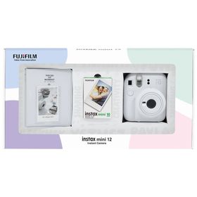 Instax Mini 12 Beyaz 10'lu Film PVC Albüm Bundle Box ve Fotoğraf Makinesi