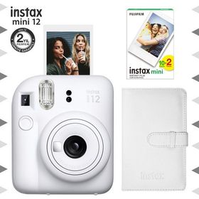 Instax Mini 12 Beyaz 20'li Film Laporta Albüm ve Fotoğraf Makinesi Seti