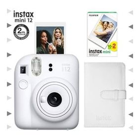 Instax Mini 12 Beyaz 20'li Film Laporta Albüm ve Fotoğraf Makinesi Seti