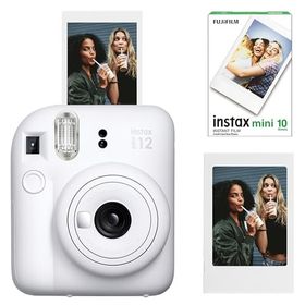 Instax Mini 12 Beyaz Çerçeve 10'lu Mini Film ve Fotoğraf Makinesi Seti
