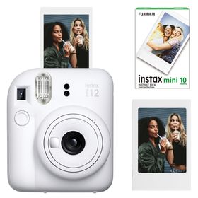 Instax Mini 12 Beyaz Çerçeve 10'lu Mini Film ve Fotoğraf Makinesi Seti