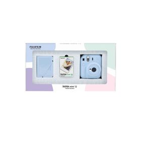 Instax Mini 12 Mavi 10'lu Film 28'li Mini Albüm Bundle Box ve Fotoğraf Makinesi