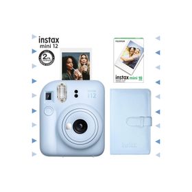 Instax Mini 12 Mavi 10'lu Film Laporta Albüm ve Fotoğraf Makinesi Seti