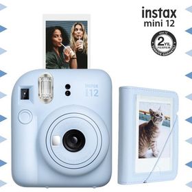 Instax Mini 12 Mavi 28'li Mini Albüm ve Fotoğraf Makinesi Seti