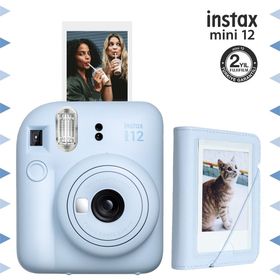 Instax Mini 12 Mavi 28'li Mini Albüm ve Fotoğraf Makinesi Seti