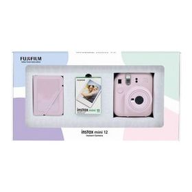 Instax Mini 12 Pembe 10'lu Film 28'li Mini Albüm Bundle Box ve Fotoğraf Makinesi