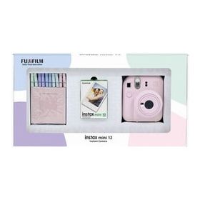 Instax Mini 12 Pembe 10'lu Film Mandal Bundle Box ve Fotoğraf Makinesi