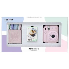 Instax Mini 12 Pembe 10'lu Film Mandal Bundle Box ve Fotoğraf Makinesi