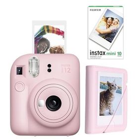 Instax Mini 12 Pembe 10'lu Film Mini Albüm ve Fotoğraf Makinesi Seti
