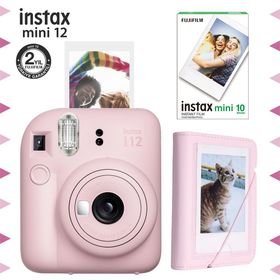 Instax Mini 12 Pembe 10'lu Film Mini Albüm ve Fotoğraf Makinesi Seti