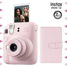 Instax Mini 12 Pembe 96'lı Laporta Albüm ve Fotoğraf Makinesi Seti