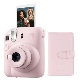 Instax Mini 12 Pembe 96'lı Laporta Albüm ve Fotoğraf Makinesi Seti