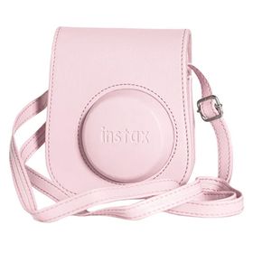 Instax Mini 12 Pembe Fotoğraf Makinesi 20'li Film Çerçeve ve Deri Kılıf Seti