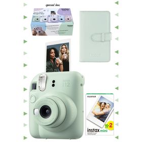 Instax Mini 12 Yeşil 20'li Film Laporta Albüm ve Fotoğraf Makinesi Seti
