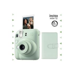 Instax Mini 12 Yeşil 96'lı Laporta Albüm ve Fotoğraf Makinesi Seti