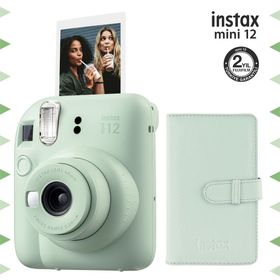 Instax Mini 12 Yeşil 96'lı Laporta Albüm ve Fotoğraf Makinesi Seti
